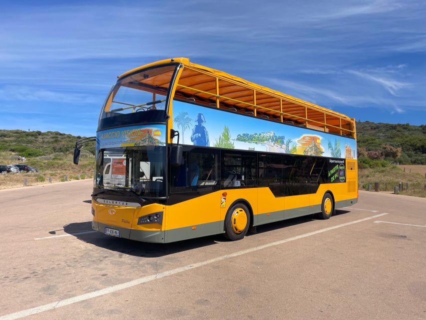 Ajaccio Sightseeing Tour - Comfort, Audio, and Real-World Seating on the Open-Top Bus