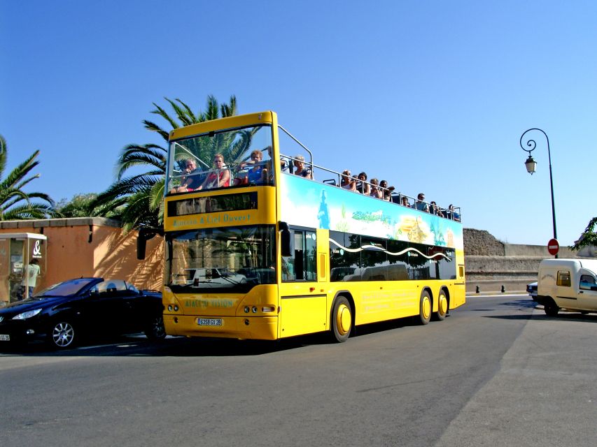 Ajaccio Sightseeing Tour - The Sanguinaires Coastal Road: Ajaccio Bay Views From the Bus