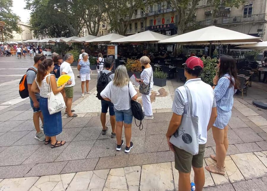 Avignon: History and Legend Walking Tour - Place de l’Horloge and Place du Palais, the square-to-landmark transition