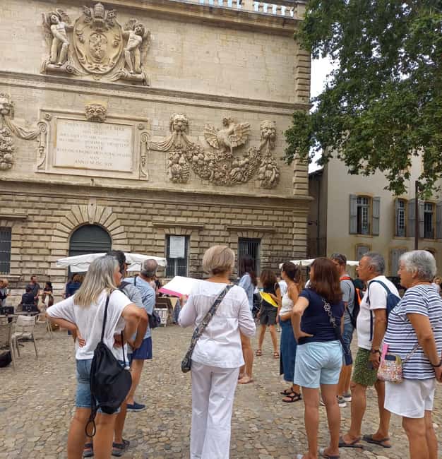 Avignon: History and Legend Walking Tour - Palais des Papes and Avignon Cathedral from the street, and what you might miss