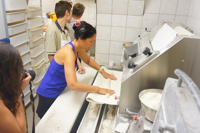 Award-Winning Paris French Bakery Experience — Le Marais, 4th Arr - The bakery tour part: watching dough, machines, and ovens in action