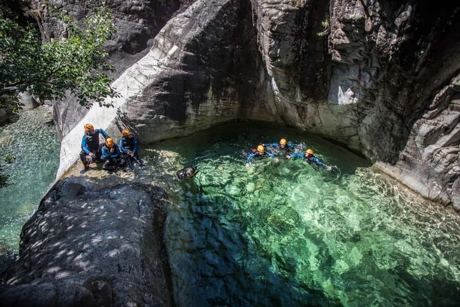 Bocognano: Corsica Richiusa Canyon Tour - Walking in for about an hour, and why it is the real workout