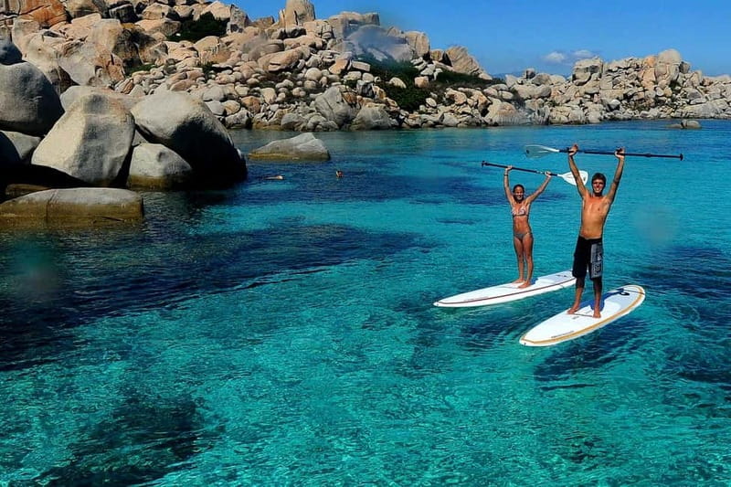 Bonifacio: Catamaran trip with snorkeling at the Lavezzi Islands - The First Phase: 45 Minutes of Sailing and a Real Intro to the Helm