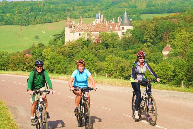 Burgundy Bike Tour with Wine Tasting from Beaune - Chateau de La Rochepot stop: the quick iconic moment