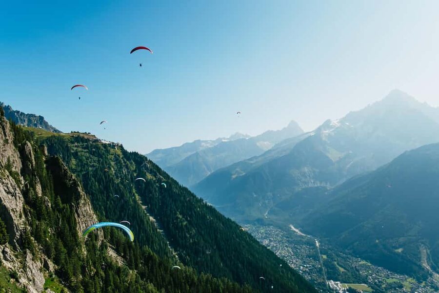 Chamonix: Tandem Paragliding Flight - Landing Smoothly, Then Deciding on Photos and Video