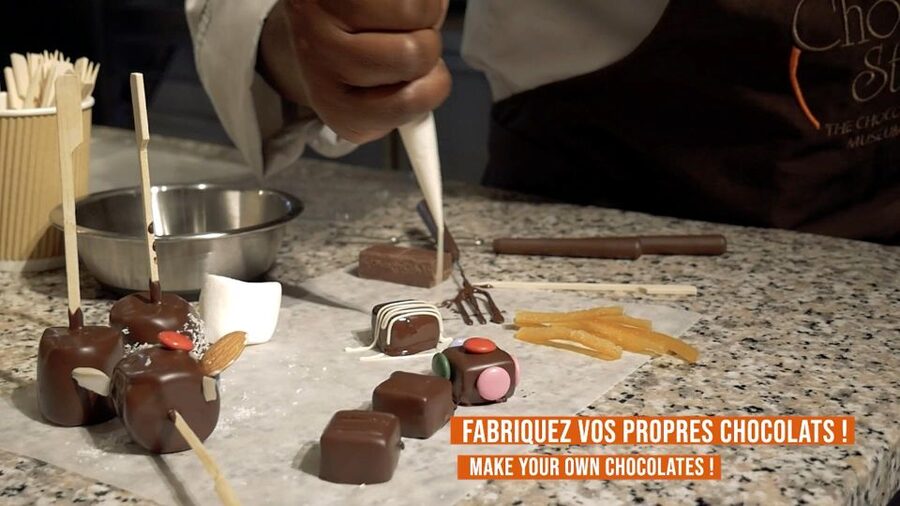 Colmar : 45-minute Chocolate Making Workshop at Choco-Story - Chocolate tasting and the virtual demonstration by three chocolatier voices