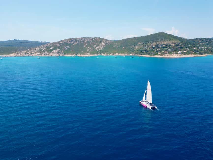 Côte d'Azur: Half-Day Coastline Catamaran Sailing Tour - The anchor drop swim break, where the day turns into vacation mode