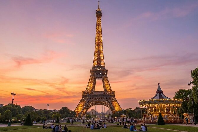 Eiffel Tower Climbing Tour with Optional Summit with Elevator - Second tier views and photo angles that change as you go up