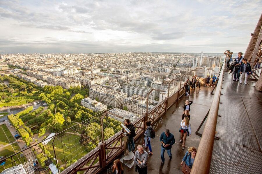 Eiffel Tower Dedicated Reserved Access Summit or 2nd Floor - Views to look for, including Notre Dame and Les Invalides