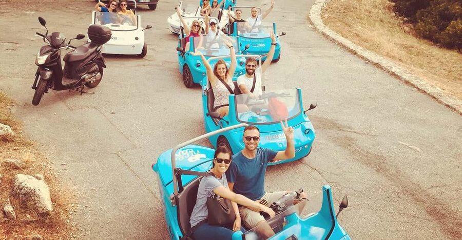 French Riviera Guided Tour by Exclusive Open Top Car - The open-top 3-wheel ride that turns the coast into a road trip