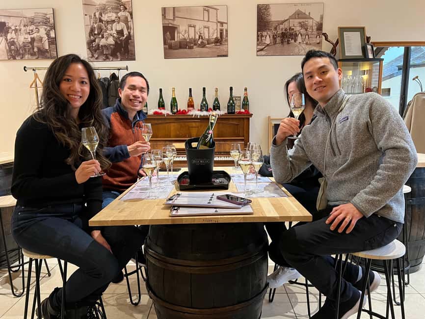 From Epernay : Bubble Champagne Tour 6 tastings - What to expect on the ground: timing, comfort, and what to pack