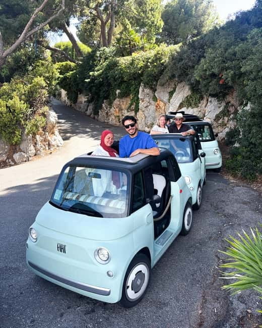From Nice: Follow a guide in an electric car on the French Riviera! - Getting Comfortable in 5 Minutes: Automatic Control and Quick Maneuvers