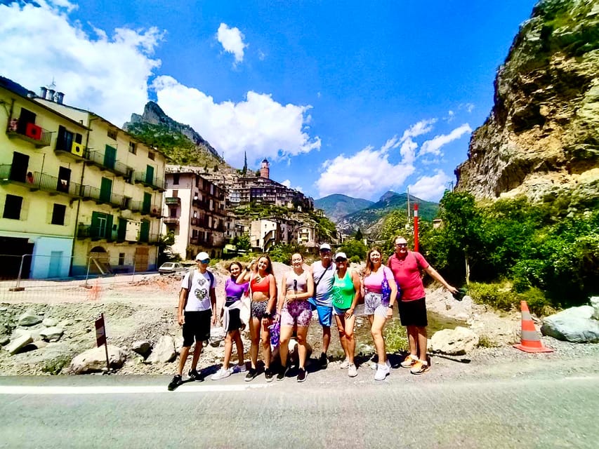 From Nice: Historic Train Ride & Alps Villages - First village: medieval architecture, Baroque cathedral, and a citadel climb