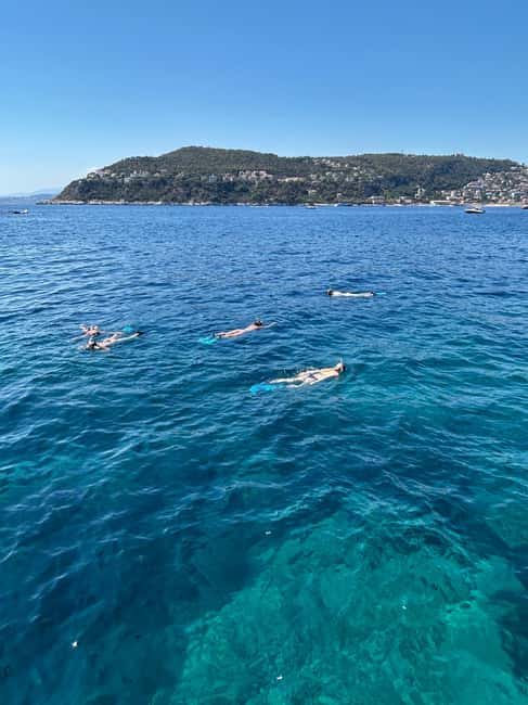 From Nice: Villefranche Bay Swimming & Snorkeling Boat Tour - Riding out from Nice: views, photos, and a relaxed pace