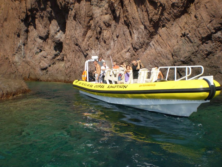 From Porto: Calanche de Piana and Capo Rosso Boat Tour - The onboard experience: safety brief, life jacket, and the right kind of closeness