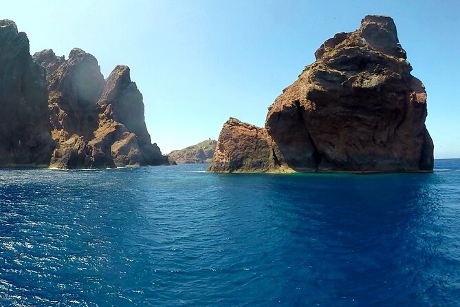 From Sagone/Cargèse: Scandola Calanques Piana Girolata Swimming - Boat Comfort, Shade, and Where to Stand for Best Views