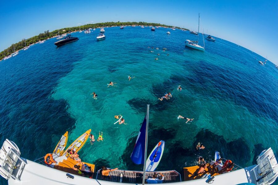 Full-Day Catamaran Cruise Departing from Cannes - Lérins Islands Swim and Snorkel Break