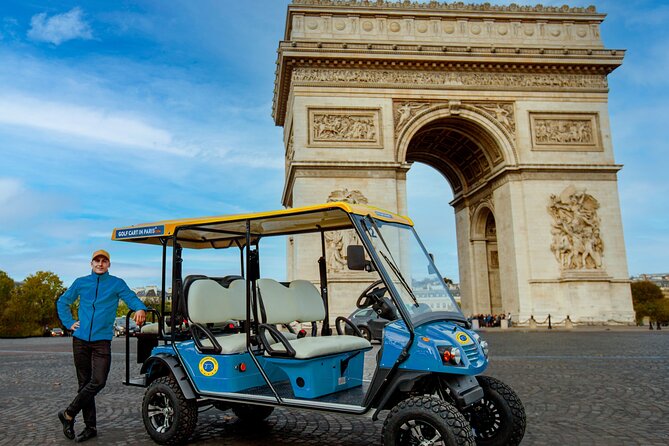 Golf Cart in Paris - Private Guided City Tour - Pickup Included - Timing options from 1 to 10 hours, and what to pick
