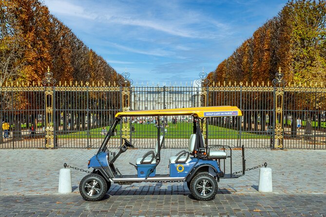 Golf Cart in Paris - Private Guided City Tour - Pickup Included - Value check: $169.30 per group up to 3 people