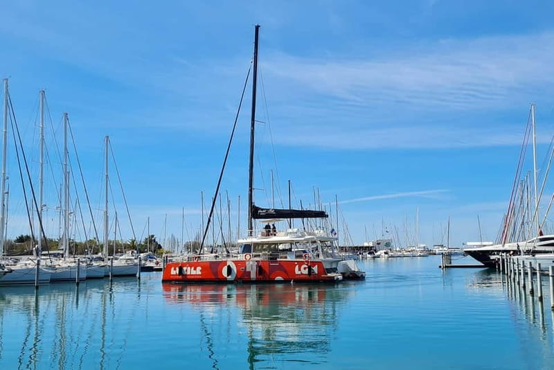 La Grande Motte: Le Grau-du-Roi Bay Catamaran Cruise - The Roof Nets, Sunbathing, And Why Layers Matter