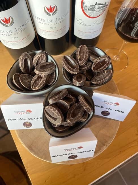 Libourne: Winery Tour with Wine and Chocolate Tasting - Meeting up at 152 Av. de lÉpinette, and what to bring