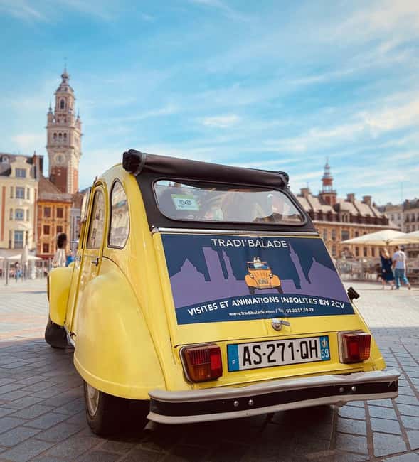 Lille Driving Tour by Convertible Citroen 2CV - How the guide turns monuments into street-level stories