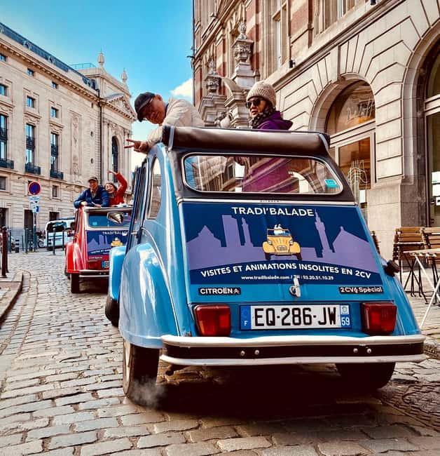 Lille Driving Tour by Convertible Citroen 2CV - How long should you book, 30 minutes or 90 minutes?