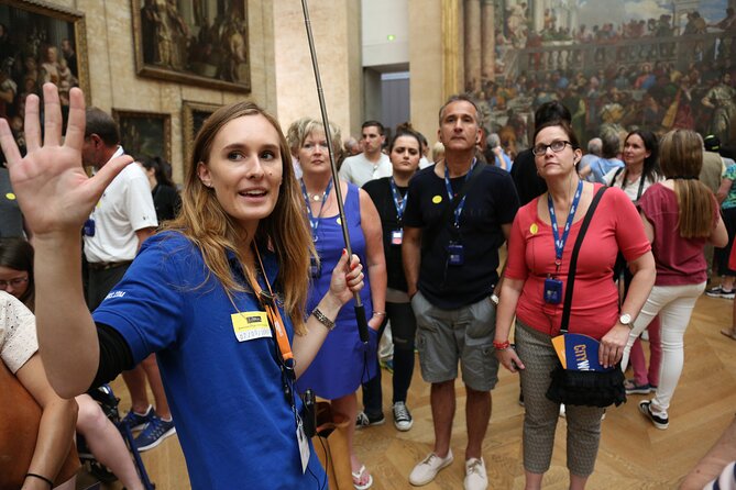 Louvre Masterpieces Express Guided Tour & French Wine Tasting - Audio headsets: the best tool, with one thing to check