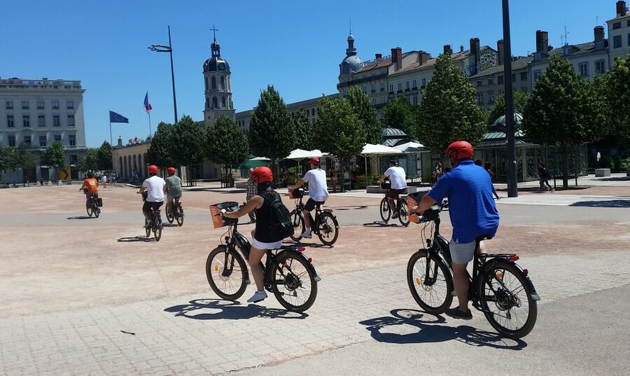 Lyon: 2-Hour Electric Bike Tour with a Local Guide - Place Bellecour and the Louis XIV statue: a square that anchors the city