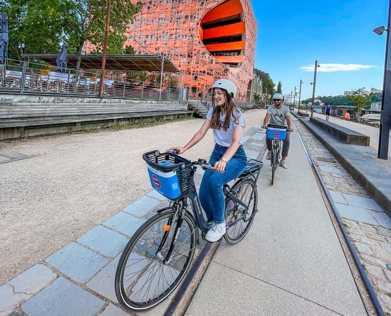 Lyon: Guided City Bike Tour - Confluence District: Where Two Rivers Meet the New Lyon