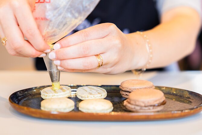 Macaron Bakery Class at Galeries Lafayette Paris - What happens when you arrive, from mobile ticket to apron