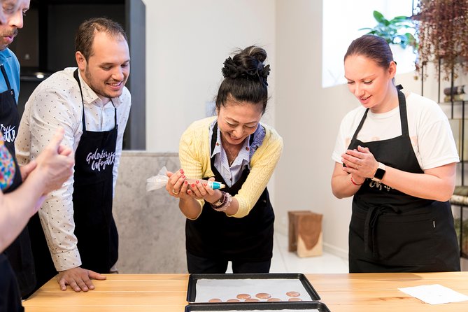 Macaron Bakery Class at Galeries Lafayette Paris - Shells, ganache, and assembly, what you really practice