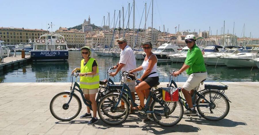 Marseille: City Highlights Guided Half-Day E-Bike Tour - Major Cathedral and the MuCem area, old streets meeting modern Marseille