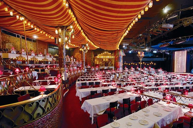 Moulin Rouge Dinner Show with Champagne and Drop Off - The 3-Course Dinner and Half Bottle of Champagne