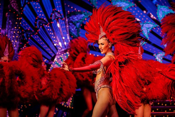 Moulin Rouge Dinner Show with Champagne and Drop Off - After the Show Drop-Off to Opéra, Champs Elysées, Montparnasse, Eiffel Tower, Bastille
