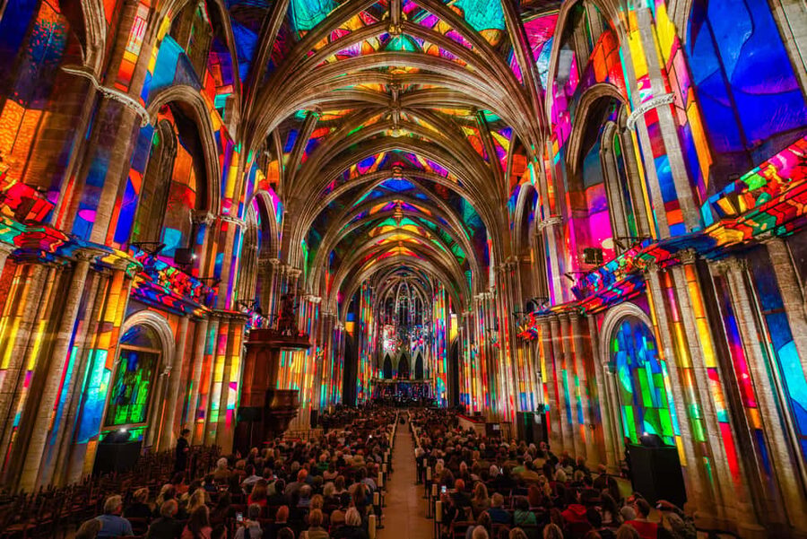 Nice Basilica: New Sound and Light Show – LUMINISCENCE - LUMINISCENCE in Nice: why this basilica show is more than a light display