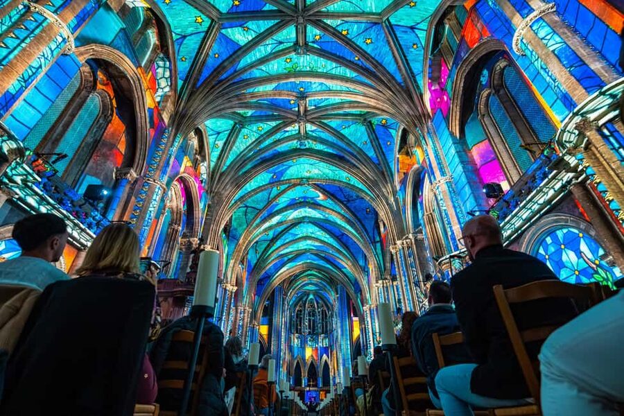 Nice Basilica: New Sound and Light Show – LUMINISCENCE - Getting there and finding your spot inside the basilica