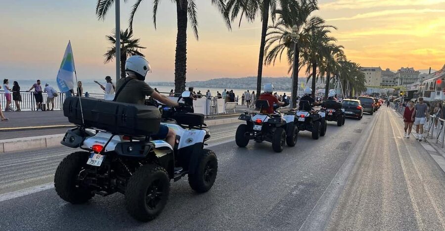 NICE BY ELECTRIC QUAD:panoramic tour from Nice - Where the tour starts, and why that matters