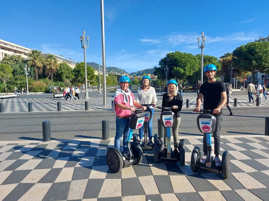 Nice: Guided Segway Tour - Place Rossetti and the Old Town feel: cafés, alleys, and people-watching