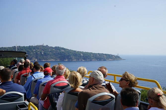 Nice Le Grand Tour Hop-on Hop-off Sightseeing Bus - The Route Big Picture: Nice Seafront to Villefranche Views