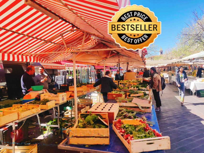 Nice Old Town and Castle Hill: Guided Cultural Walking Tour - Cours Saleya and the Market Area Stop That Feels Like Nice