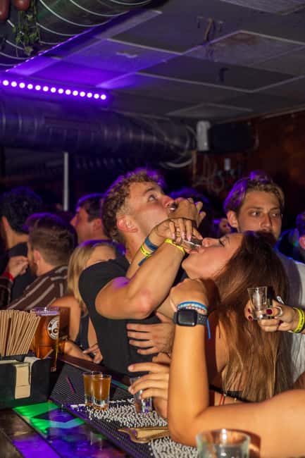 Nice: Orange Bar Crawl with 5 Free Shots & VIP Club Entry - Drinking Games and the Free Shot Moment