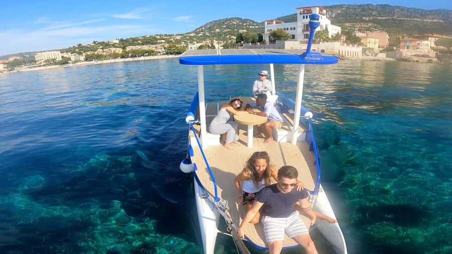 Nice: Private French Riviera Solar Boat Cruise - Seeing Saint-Jean-Cap-Ferrat and the Villa Rothschild perspective