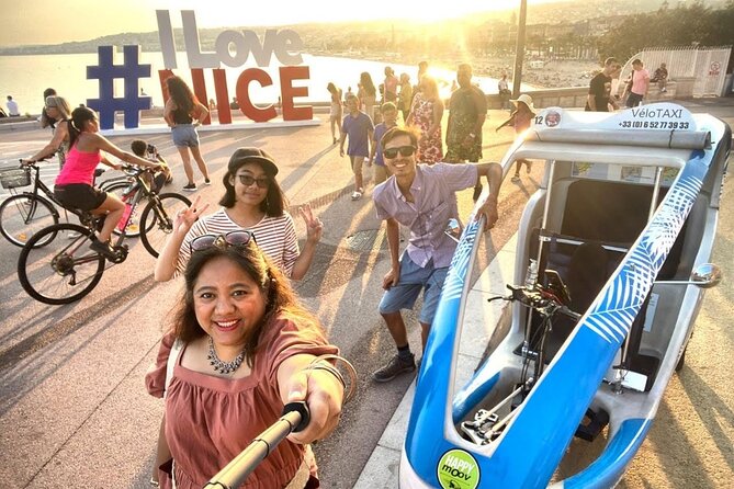 Nice: private guided Tour by electric taxi bike - Why a private vélo-taxi is a smart way to orient yourself in Nice
