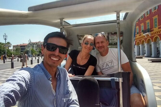 Nice: private guided Tour by electric taxi bike - Route choice is the real decision: French Riviera vs Grand vs Prestige
