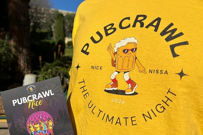 Nice: Pub Crawl Yellow – Social Bars, Games & VIP Club Entry - After 1am: 305 Vice Club, Ending Close to Old Nice and Place Masséna