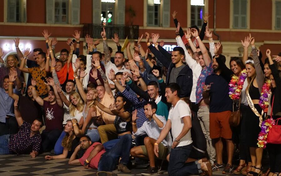 Nice: Ultimate Party Bar Crawl Free Shots & VIP Club Entry - What the route really does for you in Nice