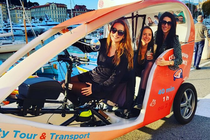 Nice: Visit of Nice by electrically assisted bike taxi 1 hour. - Why an electric bike taxi is the smart way to see Nice fast