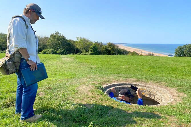Normandy American D-Day Beaches Full Day Tour from Bayeux - Pointe du Hoc: 90-foot cliffs and the Ranger mission