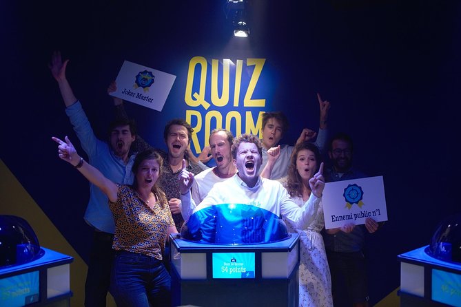 Odéon Quiz Room - The 1-hour flow, from briefing to 2 or 3 quiz rounds